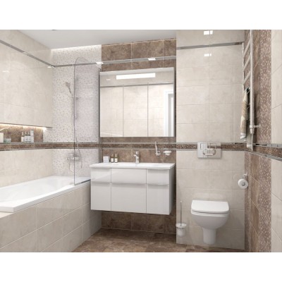 Плитка Nemo Helias Бордюр коричневый 66-03-15-1362 6х40