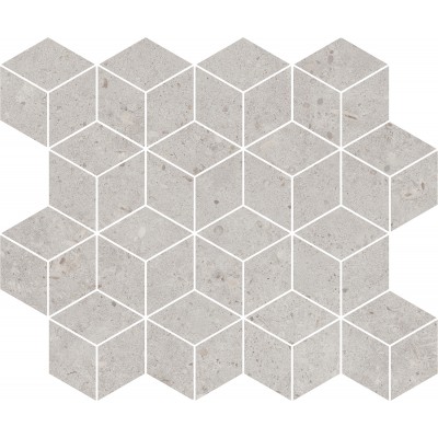 Мозаика T017/14053 Декор Риккарди мозаичный серый светлый матовый 45x37,5