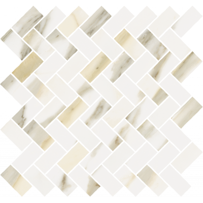 Мозаика 620110000212 Stellaris Calacatta Gold Mosaico Cross Nat 31.5x29.7