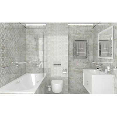 Мозаика MM60129 Select Декор мозаичный серый 20х60