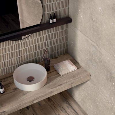 Керамогранит 0004143 Nordik Stone Sand Nat Rett 60x120