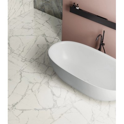 Керамогранит 610130004624 Charme Deluxe Бьянко Микеланжело Плинтус Люкс Рет 7,2x80