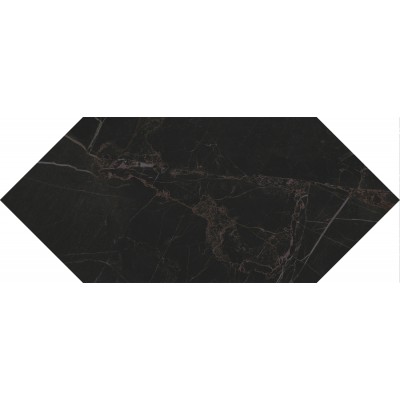 Плитка 35007 Келуш черный глянцевый 14х34