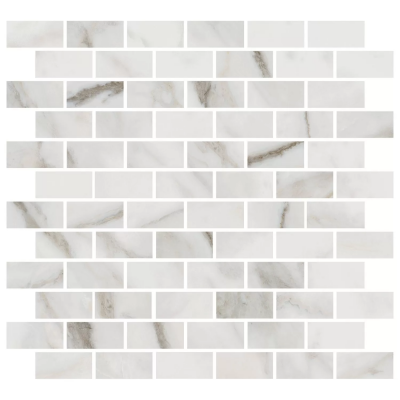 Мозаика MM13105T Декор Буонарроти белый мозаичный матовый 32x30x0,9