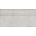 Плитка FME021R Плинтус Догана серый светлый матовый обрезной 20x40x1,6