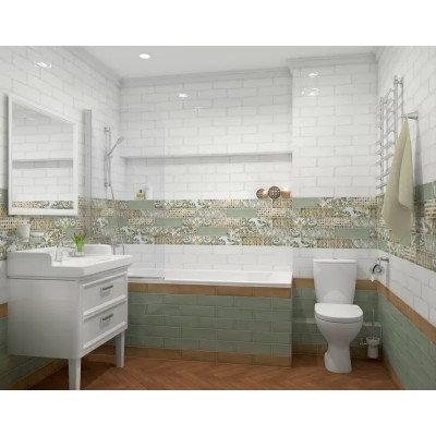 Плитка 9020 Монпарнас сиреневый 8.5*28.5