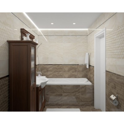 Плитка 34029 Prime бежевый микс 25х50