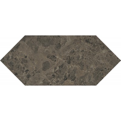 Плитка 35014 Бикуш коричневый глянцевый 14х34