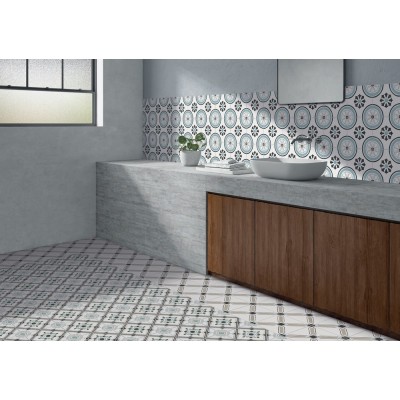 Керамогранит ENPTR6019MT2020 Ponza Flower Matt 200х200х8