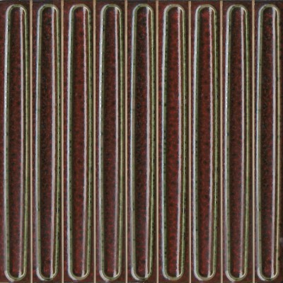 Плитка KMD2SOB003BN Декор чипсет Далия красный тёмный глянцевый 20x20x0,95