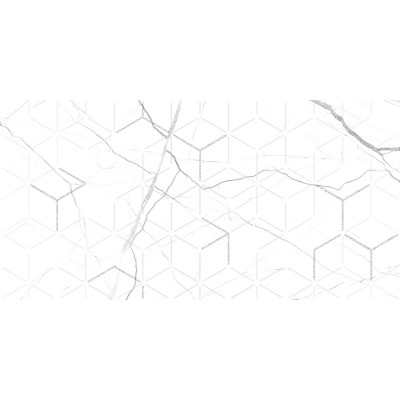 Плитка GT124VG Siluet Белый Декор 50x25