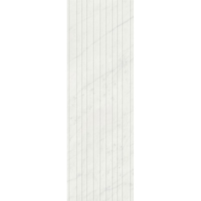 Плитка 12102R Борсари белый структура обрезной 25х75