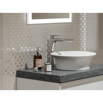 Плитка OS/A216/8340 Декор Туф бежевый светлый глянцевый 20x30