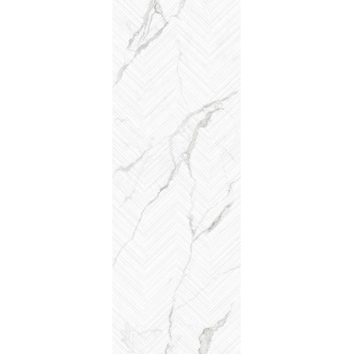 Керамогранит 41757 Lumiere White Decor ST/100x275/R 100x275