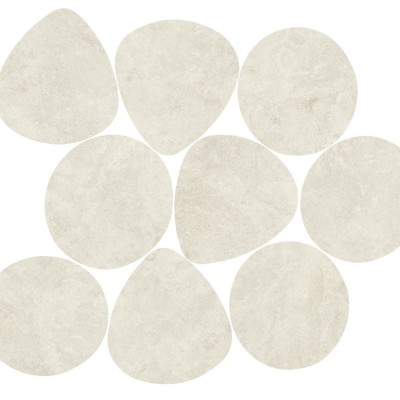 Мозаика AYZ1 Boost Icor Bone Pebble A+B 20mm 59.5x59.5