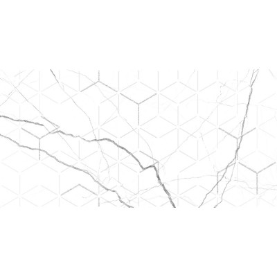 Плитка GT124VG Siluet Белый Декор 50x25