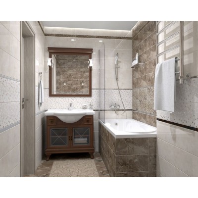 Плитка Nemo Helias Бордюр коричневый 66-03-15-1362 6х40