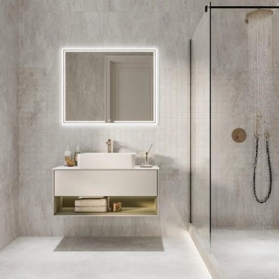 Плитка KMB3STA020BR Бордюр Литос серый светлый матовый обрезной 30x7,2x0,9