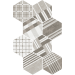Керамогранит 22101 Hexatile Cement Geo Grey 17,5x20