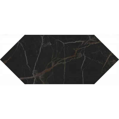 Плитка 35007 Келуш черный глянцевый 14х34