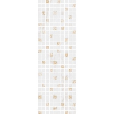 Плитка MM12112 Астория белый мозаичный 25x75