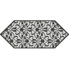 Плитка HGD/A481/35006 Декор Келуш 2 черно-белый 14х34