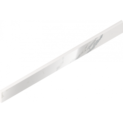 Керамогранит 610130007472 Stellaris Statuario White Battiscopa Lux 7.2x80