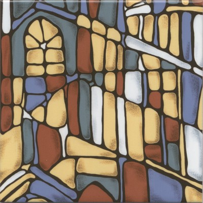 Плитка OP/A203/4x/17000 Панно Витраж 30*30