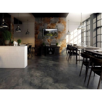 Керамогранит SG625320R Таурано черный обрезной 60x60x0,9