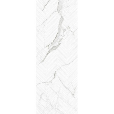 Керамогранит 41757 Lumiere White Decor ST/100x275/R 100x275