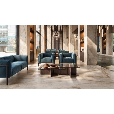 Керамогранит 610130007458 Stellaris Carrara Ivory Battiscopa Lap 7.2x60