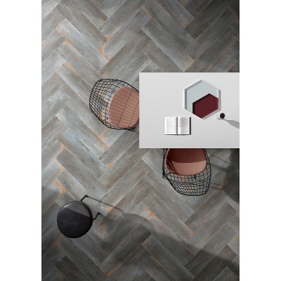 Керамогранит K952417R0001VTET RusticWood Черный Мат R10A 7Р 20х80