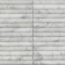 Мозаика PIX342 Bianco Carrara, Convex матовая 20х151 300х305х12