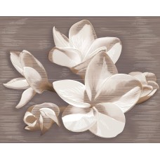 Плитка 584192003 Панно AMATI PLUMERIA ALBA 40,2x50,5