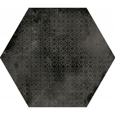 Керамогранит 23604 Urban Hexagon Melange Dark 29,2X25,4