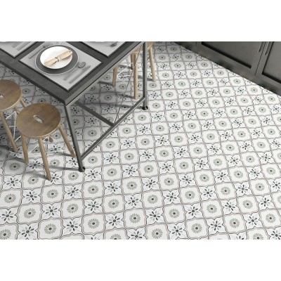 Керамогранит ENPTR6019MT2020 Ponza Flower Matt 200х200х8