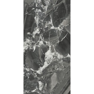 Плитка 48007R Риальто чёрный глянцевый обрезной 40x80x1