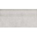 Плитка FME021R Плинтус Догана серый светлый матовый обрезной 20x40x1,6