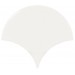 Плитка 21968 Scale Fan White 10,6х12