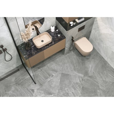 Керамогранит D60203M Rock Gray карвинг 600x600x9.5