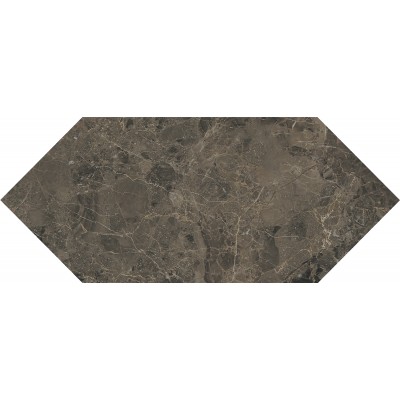 Плитка 35014 Бикуш коричневый глянцевый 14х34