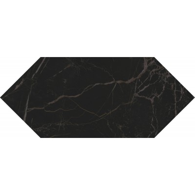 Плитка 35007 Келуш черный глянцевый 14х34