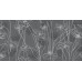 Керамогранит 17552 Floresta цветы серый ректификат 60x120