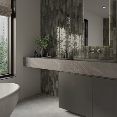 Плитка 136318 Calema Oval Ocean 5,2х16