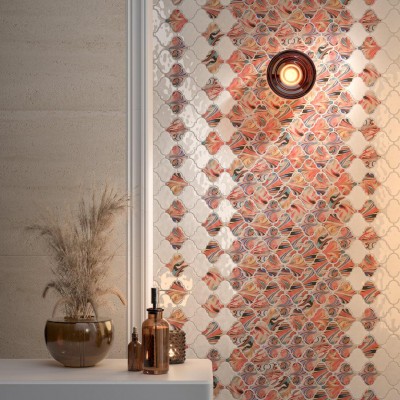 Плитка VT/A624/65000 Декор Арабески Венеция синий матовый 6,5x6,5x0,69