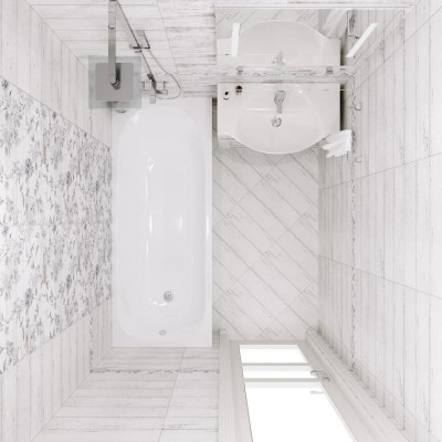 Плитка GT13VG San Remo Белый геометрия 50x25