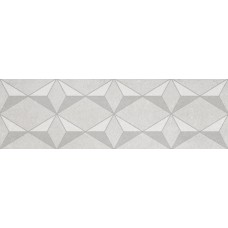 Плитка HGD/A584/6437 Бордюр Корредо серый светлый матовый 25x7,7