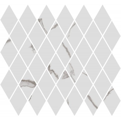 Мозаика T054/48022 Декор Монте Тиберио мозаичный белый глянцевый 37,5x35x1