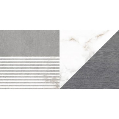 Плитка 34078 Savage серый узор 25х50