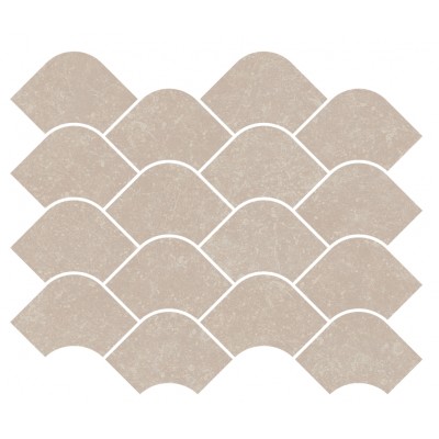 Плитка KMD2HID003BR Декор Касабланка наборный бежевый светлый матовый обрезной 30x25x0,9